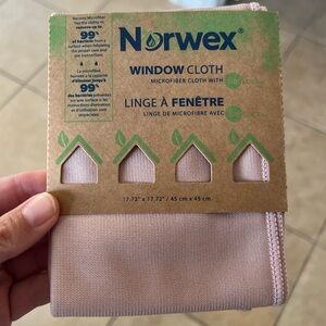 Norwex Soft Pink Window Cloth